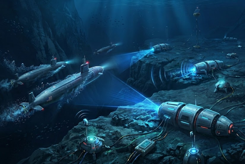 Qtumanalysis's tweet photo. CHINA IS BUILDING AN UNDERWATER GREAT WALL USING QUANTUM SENSORS.

Since the 1950s the US has tracked submarines with hydrophones cabled to the seafloor. China is building the next version with quantum magnetometers, and its shipbuilders proposed a South China Sea seabed sensor network under that exact name a decade ago.

December 2022, a USTC team ran a diamond quantum magnetometer at 1,400 meters aboard the Shenhai Yongshi submersible, the first deep sea deployment of a solid state quantum magnetic sensor anywhere. 

2025, China's state aerospace corporation tested a drone mounted atomic magnetometer at sea, built for the blind zone near the equator where Earth's field runs nearly flat. Then on September 25th, the same USTC group unveiled a magnetometer the size of a pencil, 5 watts, demonstrated by tracking a subway train from the street. Stated purpose, submarine detection.

That's the wall's brick, a sub's magnetic signature falls off with the cube of distance, so one seabed sensor only sees a few hundred meters. You can't watch an ocean with that. Line the chokepoints, the Bashi Channel, the Miyako Strait, the approaches to Hainan, with thousands of cheap battery powered magnetometers, and anything steel that transits gets logged.

$INFQ $IONQ $QNT