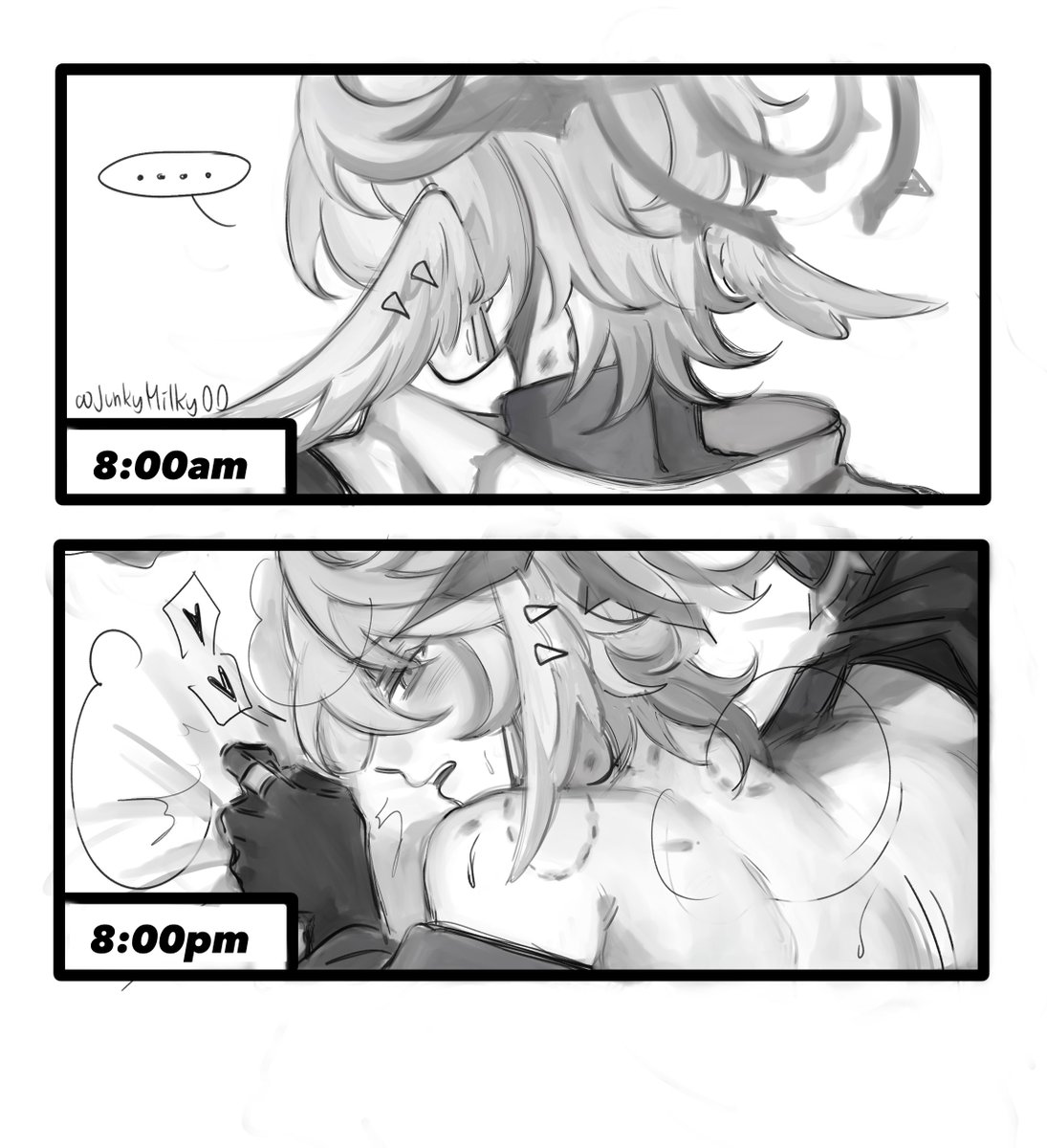 junkymilky0w0's tweet photo. That haircut ain't hiding anything 🥸 #HonkaiStarRail #SundayHSR https://t.co/5EKCJqkdSa