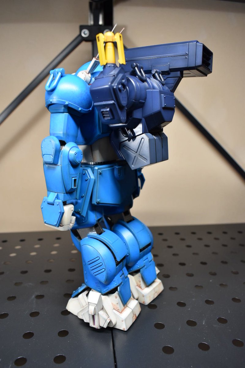 zonky46's tweet photo. #今月作ったプラモ晒そうぜ 
スコープドッグ！
スマホのカメラと昔買ったミラーレスで撮り比べて見た！
色味全然違う！(´・ω・`) https://t.co/1k2GJUBoWC