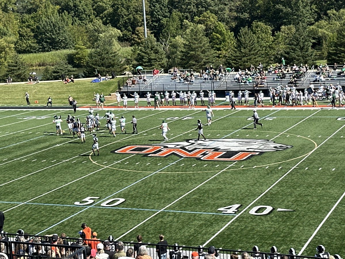 27parkerthomas's tweet photo. Huge thank you to @Coach_Fries, @coachR_Brown, Coach Thomas  and the entire @OhioNorthernFB staff for inviting me out for game day this past Saturday.
Homecoming at Dial-Roberson was electric. 42-0 win, packed stands, and a program that clearly takes pride in how they do things. From the moment we arrived, the coaches and staff made me feel welcome and showed me what Polar Bear football is all about. Grateful for the time, the conversations, and the chance to see it in person.
Appreciate y’all looking out for me. Go Bears.
— Parker
