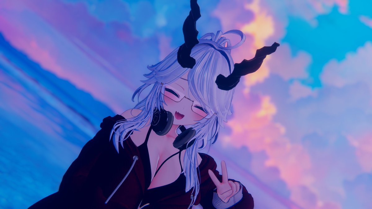 shinok_VRchat's tweet photo. 撮影中に来てくれたもるとずまさんとオリヴィアと！ https://t.co/lVkfiECjQV