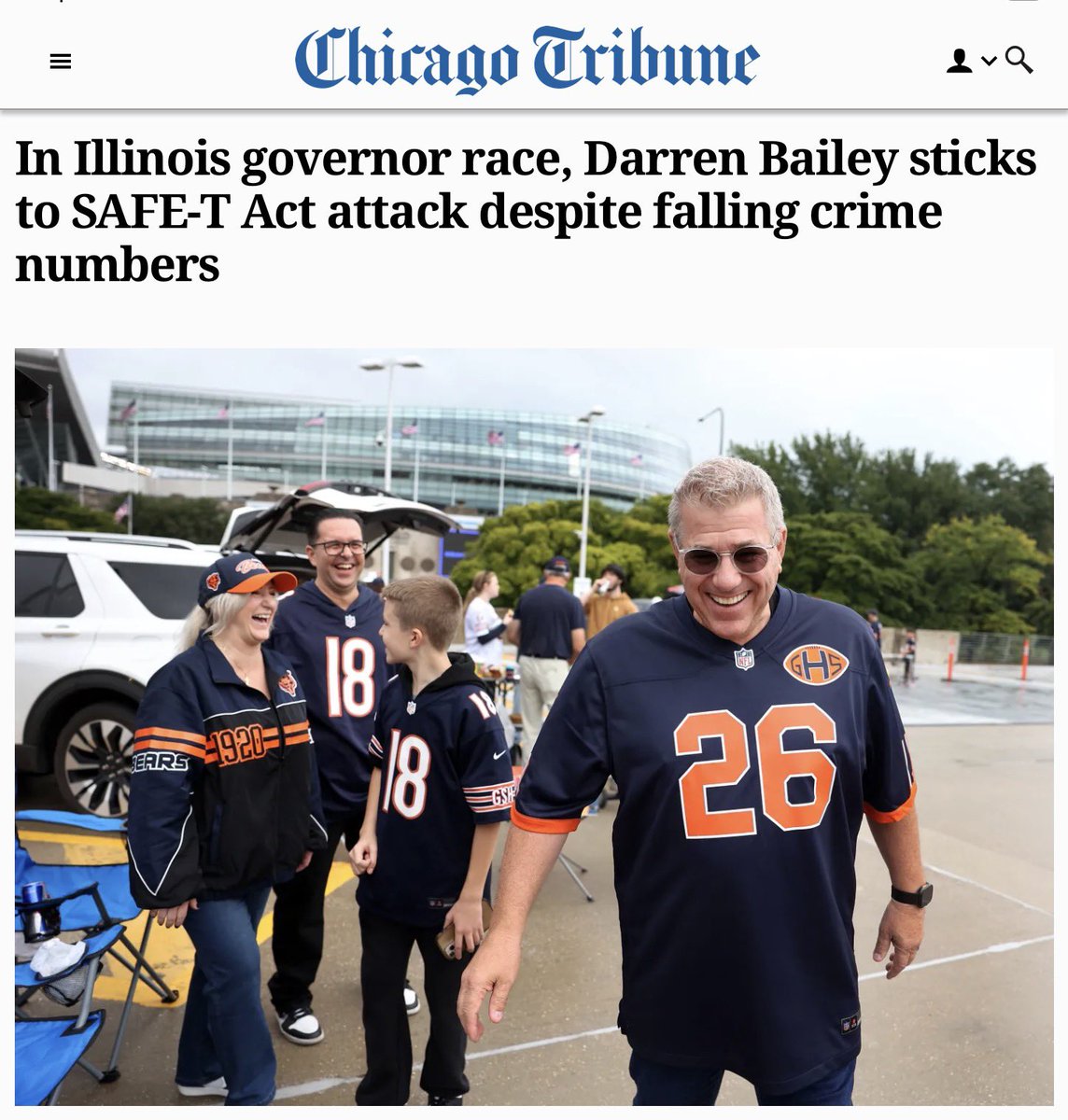 MissinRoyko's tweet photo. Despite what the Chicago Tribune tries to “spin” the SAFE-T Act and pretrial release is endangering the lives of every citizen of Illinois

Darren Bailey as well as EVERY REPUBLICAN running for office in Illinois should make the repeal of the SAFE-T Act the cornerstone of their campaigns

Illinoisans should demand the same and here’s why ……