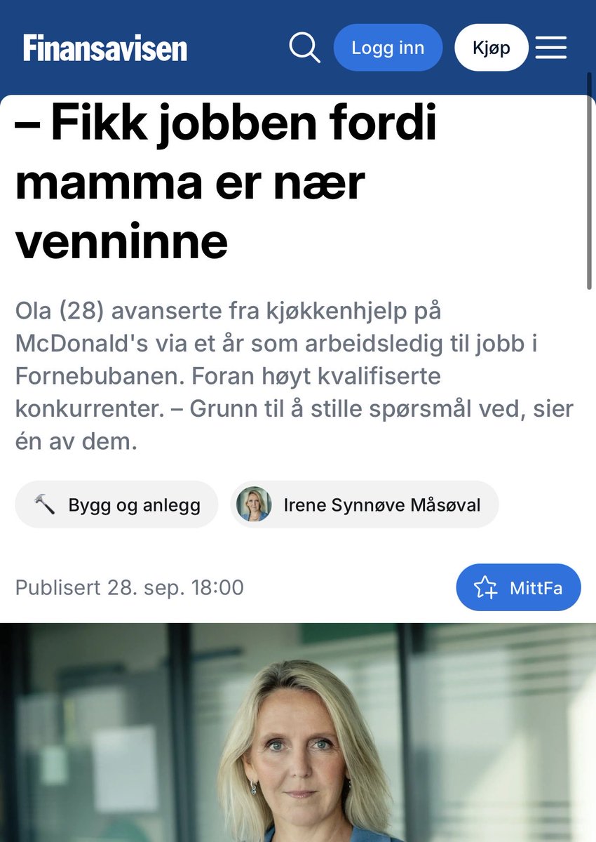 OleOestlid's tweet photo. Om du lurer på hvorfor offentlig sektor i Norge råtner på rot: https://t.co/NGCKlwY7Uo