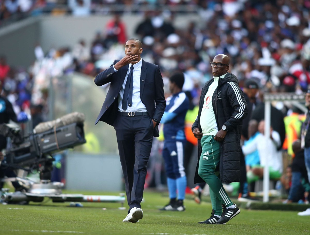 Soccer_Laduma's tweet photo. The English adage of two heads better than one couldn't relate more to Orlando Pirates right now 🧠 |🧠.
 
Mandla Ncikazi is set to resume his assistant coach duties for the MTN8 Final vs Mamelodi Sundowns on 10 Oct 🏴‍☠️🏆

Out for 6 games after knee surgery, the FIFA break gives him time to recover and reunite with coach Abdeslam Ouaddou.