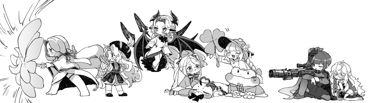 jyurip_p's tweet photo. ジョアンイベで７姉妹が頑張ってて嬉しかった絵 https://t.co/ZN2V3qGlEe