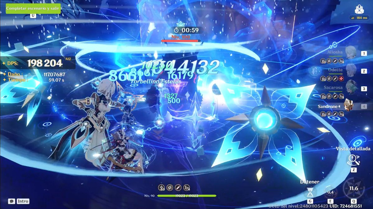 Mari0_Destroyer's tweet photo. 200K DPS de Sandrone C0R0 Odette C0R0 sin Yae Miko?
 
Créditos a @danto_1 por la rotación.

Les compartiré el video en un rato para que vean la rotación y las builds. Siento que aún es mejorable ya que tengo 180-189 de ping y las builds aun faltan perfeccionar. 

#genshinimpact