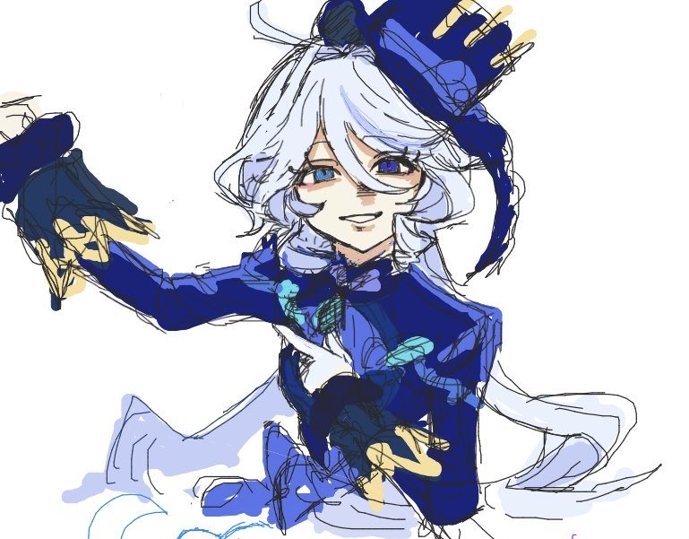 nmtya_y_06's tweet photo. #原神 
絵チャフリーナ https://t.co/oT63Rtg5Me