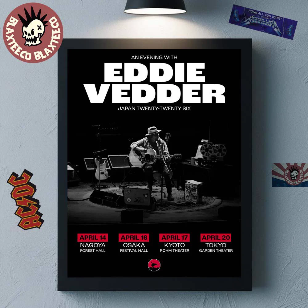 （未使用）Eddie Vedder 日本ツアー東京限定ポスター Dave Matthews Band on X: 