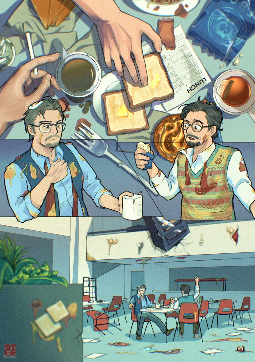 stefinhaze's tweet photo. Whatever They're Serving at This Ungodly Hour.
My piece for @fbczine vol. 4! #zachariahtrench #casperdarling #remedyverse https://t.co/FG4vfI5BPi