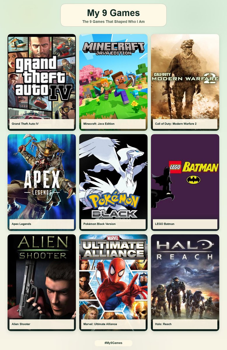 irvvyy's tweet photo. Only 9 games when you got fighting games, every single war game from like 2008-2016, website games, Nintendo games, Grindy games like destiny and monster hunter, I love gaming https://t.co/WKeR8VfJeP