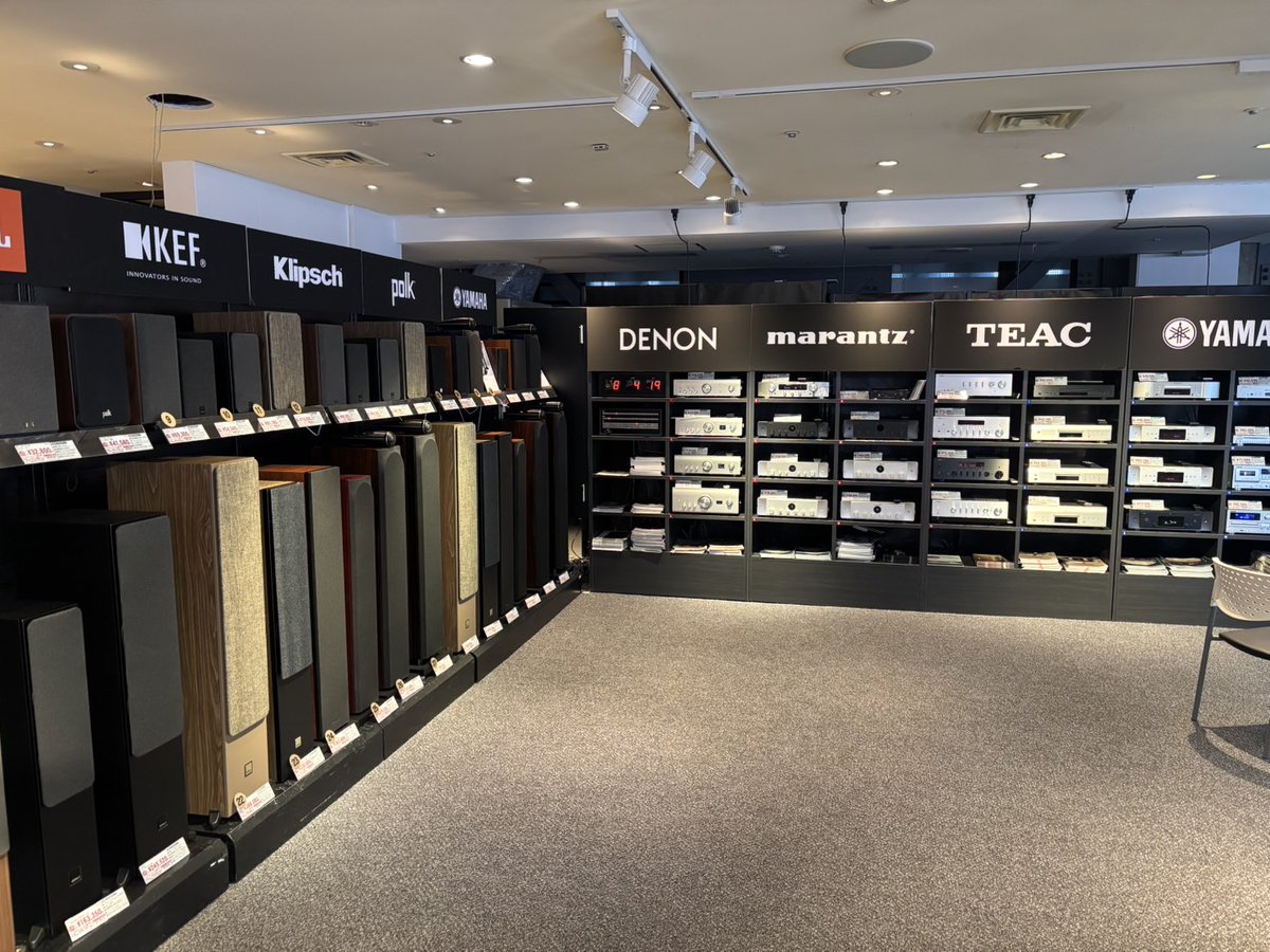 yodobashi_meina's tweet photo. ヨドバシ名鉄名古屋に
アンプやスピーカーの売場が誕生‼

ワンランク上のおうち時間に
いかがでしょうか？

『ダリ SONIKシリーズ フロアスタンディング・スピーカー』など
全ての展示品で音を聴けます📣

気になる方は
4階スピーカーコーナーまで💁
➡https://t.co/LBcbsugn0C https://t.co/te024wKT9T