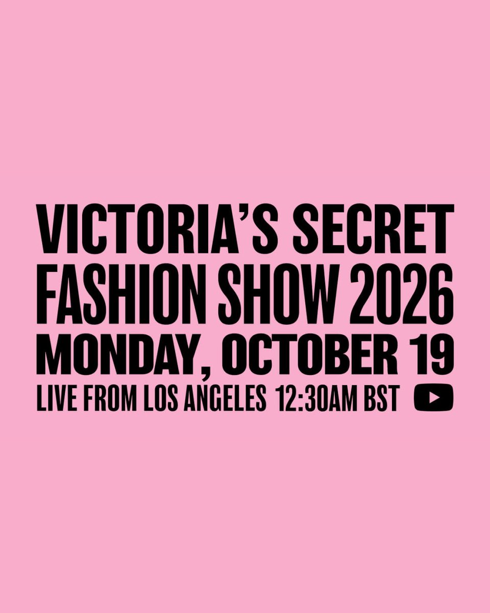 TateMcRaeCrave's tweet photo. Tate McRae will officially perform at the 2026 Victoria’s Secret Fashion Show.

The show takes place October 18 in Los Angeles.

(via Billboard) https://t.co/cfKfWn74Vw