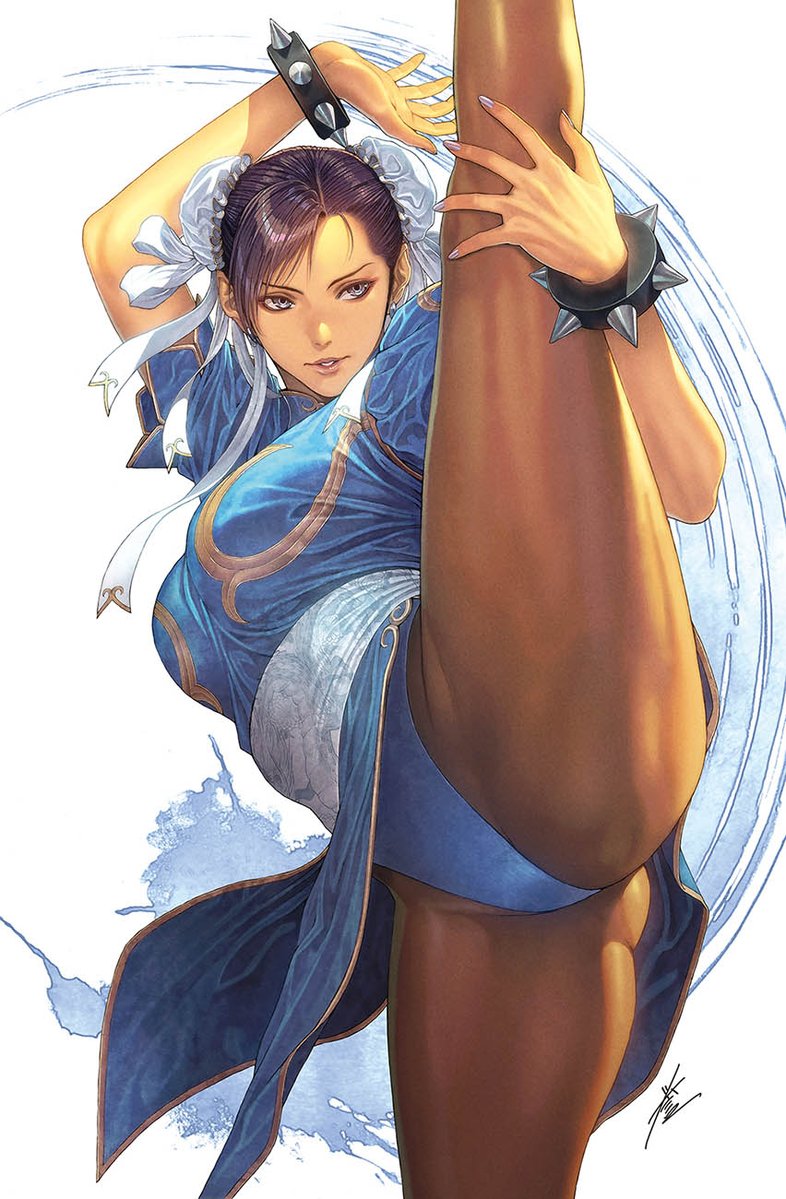 homare_works's tweet photo. 今日もアメコミ宣伝失礼します。    
「Street Fighter Ⅱ」のカバーで今度は春麗を描かせてもらいました。 
この商品は10月8日～11日に開催されるニューヨークコミコンで販売されます。    
ブースは3623です。    お見逃しなく！ https://t.co/Zb6TO9gBDi