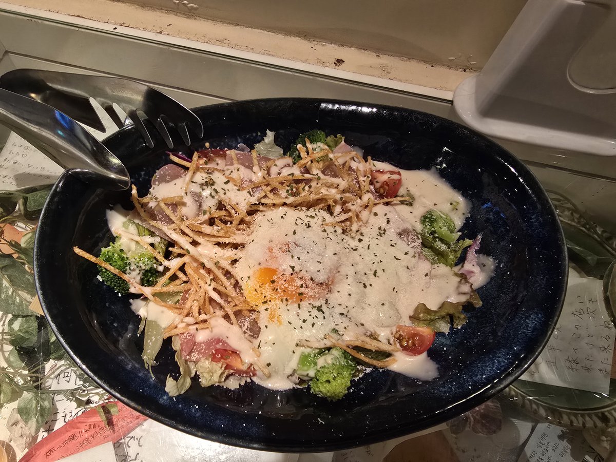 SeasideRunner53's tweet photo. 今日のディナーは、てぃーだーぶい で美味しく頂きました。 https://t.co/tWIJzzHpVe