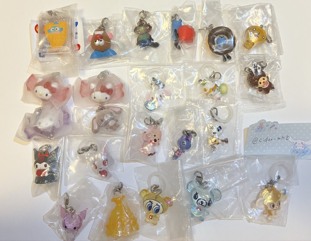 cider_mhib's tweet photo. ガチャガチャ　交換　めじるしアクセサリー　チャーム

【譲】1枚目

【求】2枚目

仙台手渡しor郵送　
1:1〜可能ですが、郵送の場合2点以上からの方を優先させていただきます。

異種交換◎

お心当たりの方はお声がけください。

サンリオ　ディズニー　ナルミヤキャラクターズ　どうぶつの森 https://t.co/TaZNiygZNU