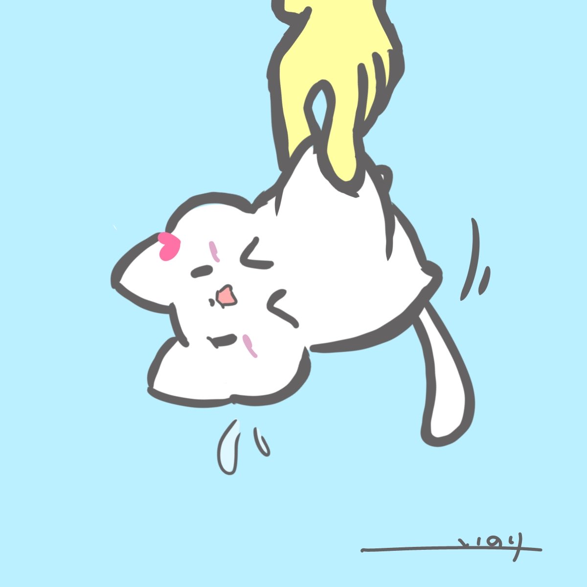 kumativenekoran's tweet photo. にゃ⁉️
摘むのそこっ？？？

#ゆるいイラスト #キャラクター https://t.co/Ss6KLLfnE5