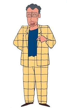 MarketCastIn's tweet photo. Gucci made a luxury outfit that looks suspiciously familiar 😂

The yellow checked suit from Gucci’s 2018 collection bears an uncanny resemblance to the outfit worn by Shinchan’s principal @gucci 

Gang Leader!! 🥸 https://t.co/NMyHYR2UWe
