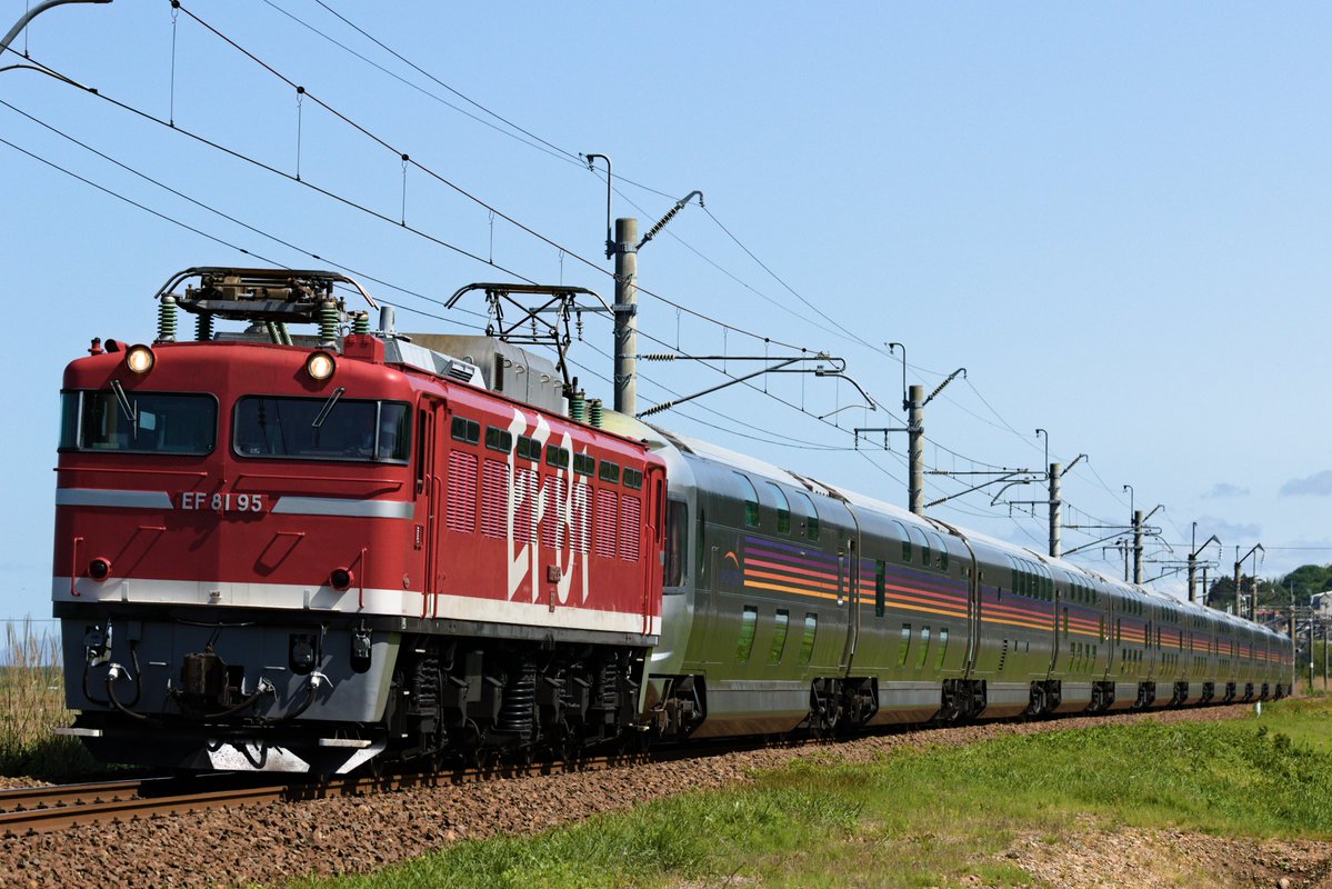 Taki44002's tweet photo. EF81 95   お疲れ様でした👋 https://t.co/xAcOYYbyjX