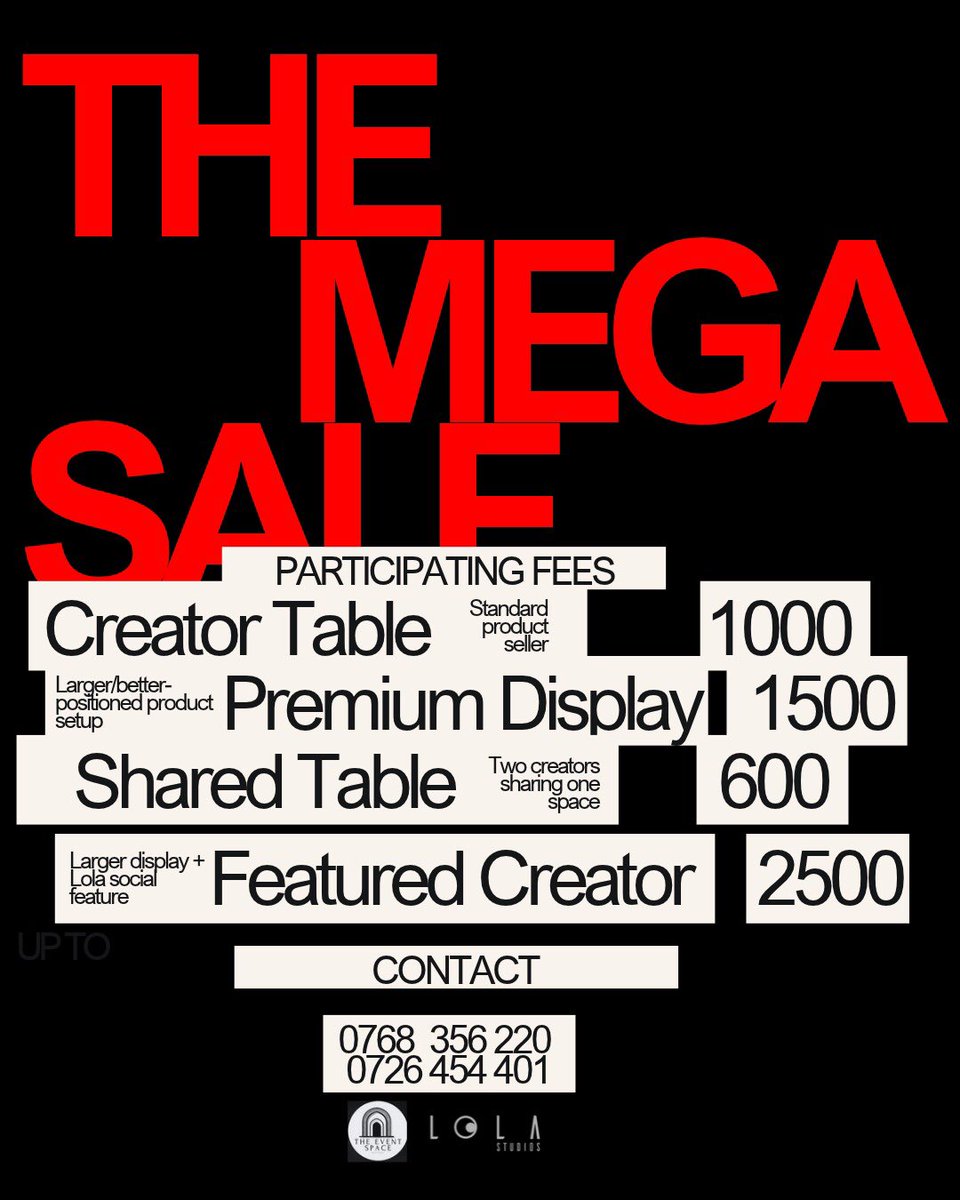 ernestziro's tweet photo. We’re looking for independent creators with real products, objects and creative work to showcase and sell at our Wednesday Creator Pop-Up.

Think

Fashion · Art · Jewellery · Craft · Food · Design Objects · Accessories · Publications · Cultural Products &amp; more. 

DM for inquiries https://t.co/uiZt9M8WnU