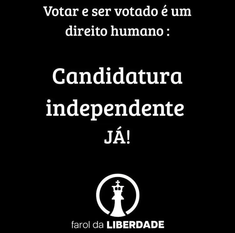 AppsWss's tweet photo. NÃO SAIA DE CASA PRA VOTAR!
Não participe de eleições onde quem decide em quais candidatos q você pode votar são os donos dos partidos políticos.
Não seja a engrenagem que mantém este sistema CORRUPTO.
Não use seu voto para legitimar essa violação ao seu direito de escolha. https://t.co/3Kq3IX7A2o
