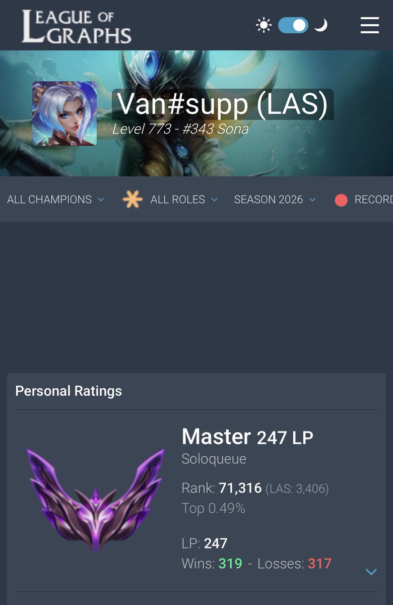van_supp's tweet photo. Hola @NickDaboom buenas noches, solo quería saber por qué no quedé en SBC MID ELO LAS, me postulé los primeros días. 
Media de 20+ y apenas llevo 3 meses de que empecé a stremear. 
No es queja, sólo me daba ilusión entrar y reprentar a los supps. Hermoso torneo! https://t.co/sPgH0dHgZd