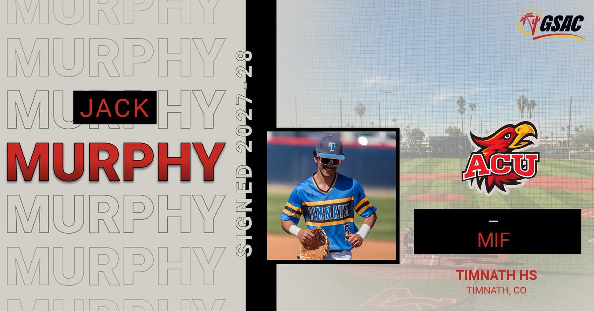 ACUBaseball1's tweet photo. Welcome to the ACU Baseball Family @JackMurphy500 https://t.co/PbqzVUOqs7