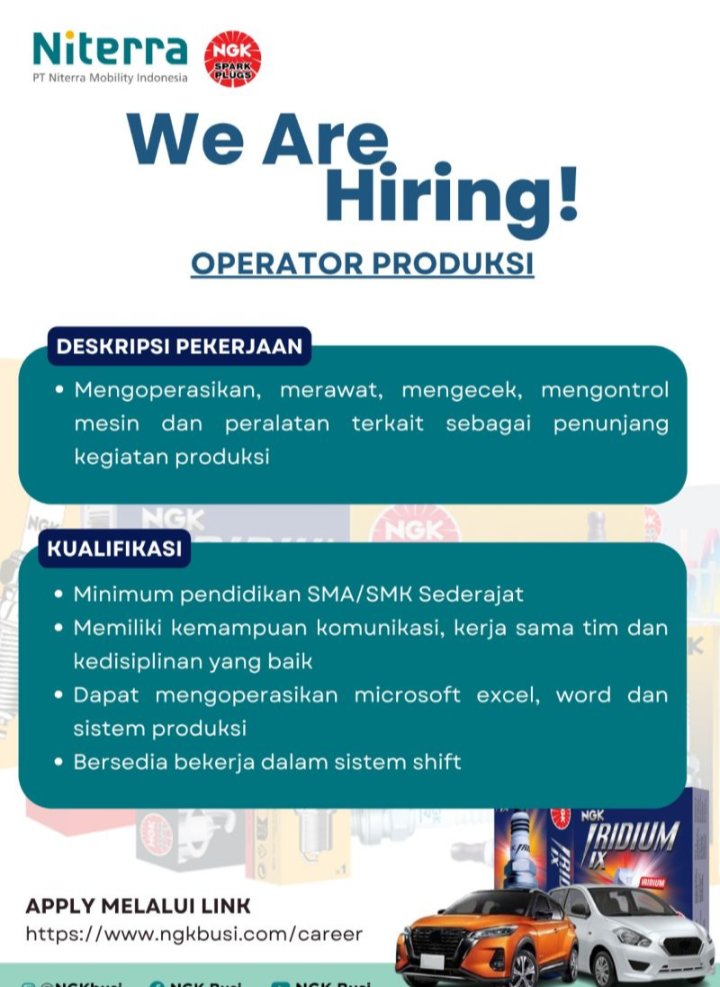 applykasi_biru's tweet photo. Siapa bilang gak ada info loker,nih gw kasih info kerjaan.Apply hari ini bulan depan offering.
Amiiiinnnnnnnn

Jgn lupa RT &amp; LIKE biar semua pengangguran liat 😅 https://t.co/Ok0NheEDFH