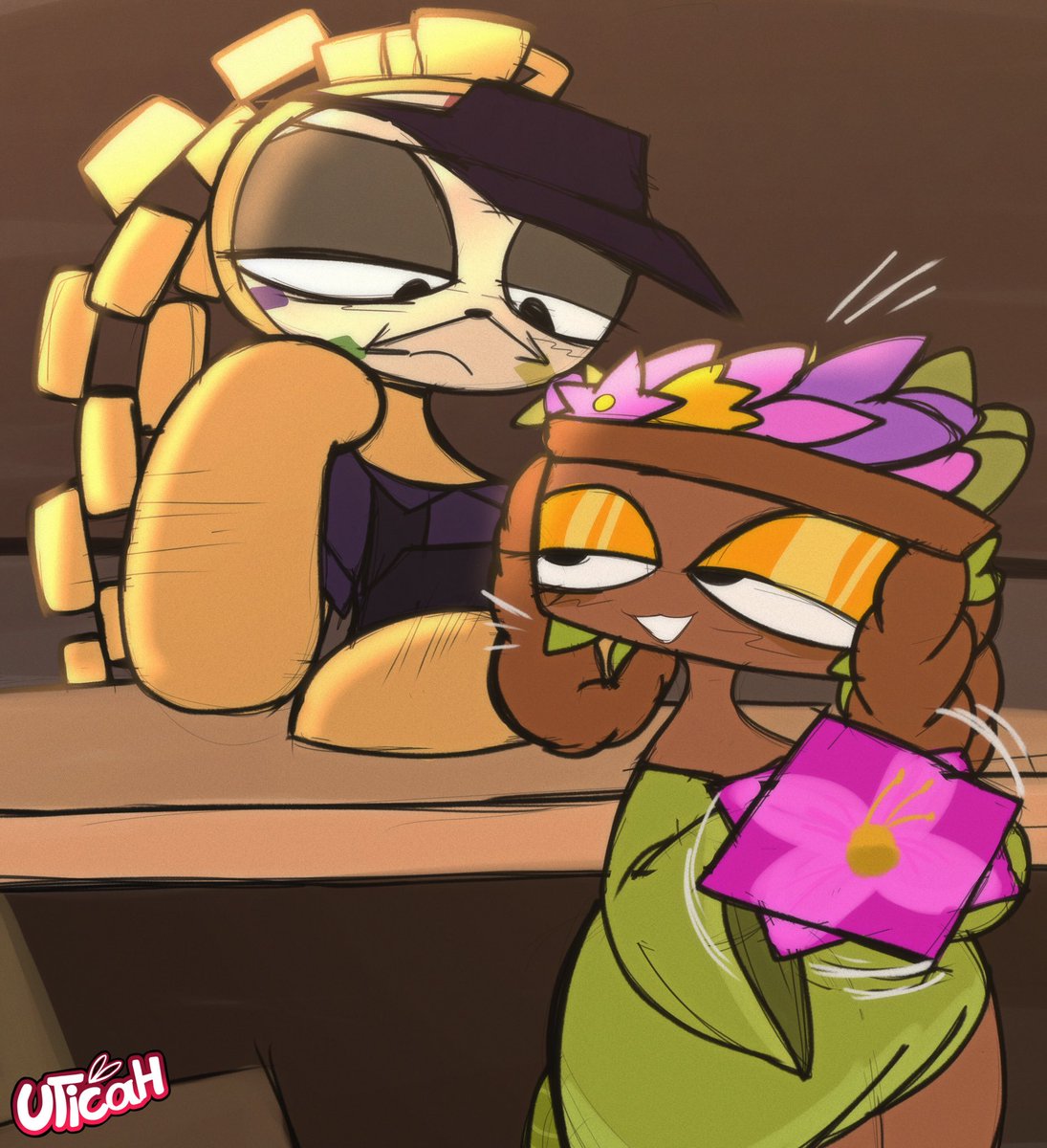 uticahdotcom's tweet photo. (Repost) 
Timebasket (not really), but in #ravetoonight 

I hope there is more dyle in the au, but I’m too anxious to ask https://t.co/o1dxQi6iHG