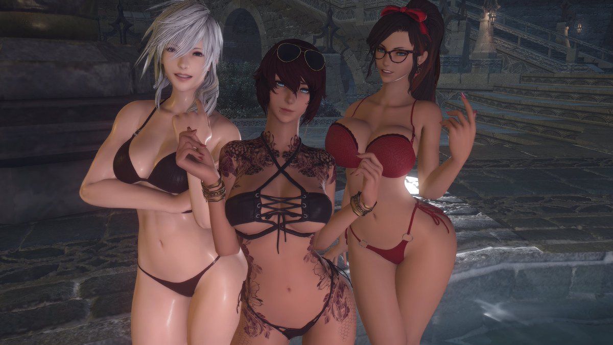 everglade_ffxiv's tweet photo. Nothing much here, just Geneva and Kathy enjoying the pool~

A shot with @DoctorAbrichter &amp; @NorvellSisters ! ❤️‍🔥♥️ https://t.co/69jMepzmxM