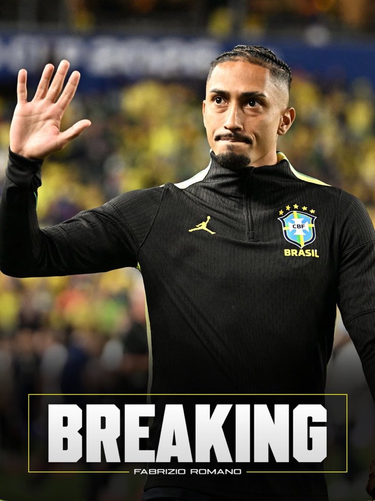 baracorner6's tweet photo. 🚨⚠️ Raphinha has been subbed off due to muscle discomfort, CBF has officially confirmed.

The Brazilian Federation will proceed with more updates after the game. https://t.co/n4zxyfGWHm