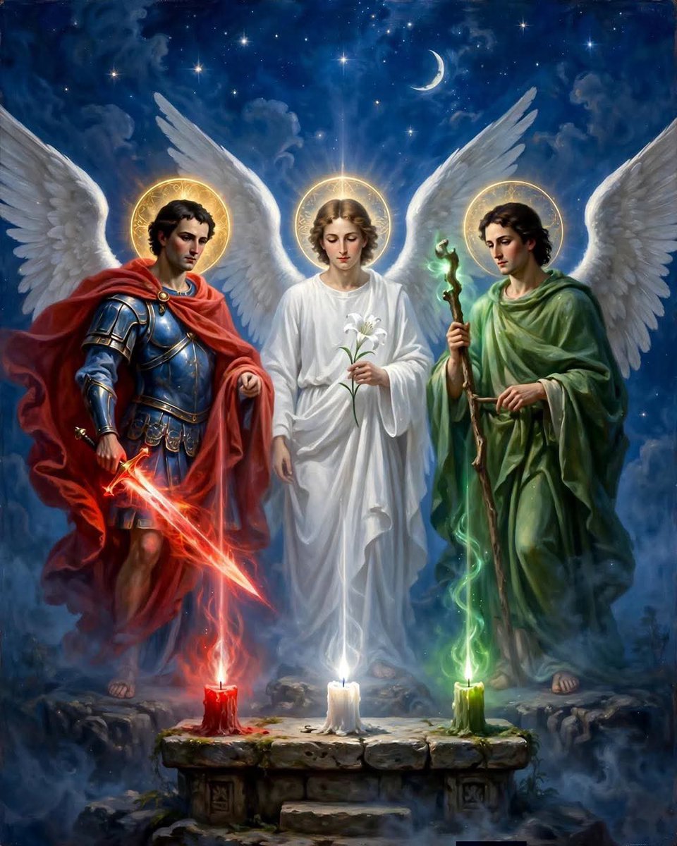 IngTre's tweet photo. Que San MIGUEL Arcángel nos defienda del Enemigo. 

San GABRIEL nos acompañe en el camino.

 y San RAFAEL nos conduzca a buen destino.

 Nos bendiga DIOS en el Nombre del PADRE, del HIJO y del ESPÍRITU SANTO.
Amén 🙏🙏🙏. https://t.co/gSyLLRyfrJ