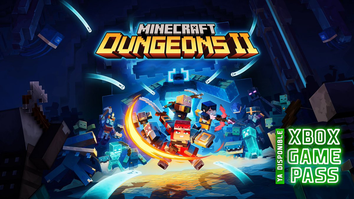DisfrutaXbox's tweet photo. Minecraft Dungeons II ya está disponible | Cruza la grieta y lucha donde ningún héroe ha llegado antes
https://t.co/Esj1GXwfVr
#XboxGamePass #MinecraftDungeonsII https://t.co/5OyVBmxtIb