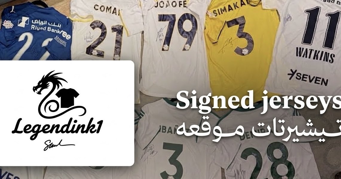 legendink1's tweet photo. تيشيرتات الأندية السعودية والعالمية 
متوفرة عندهنا وبأفضل الاسعار 
خذلك نظرة 

https://t.co/gxqLfvQOWI https://t.co/5kdvY9aFxG