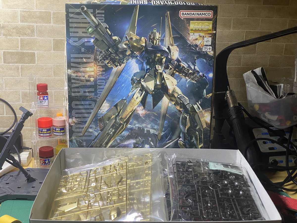 TEL49511193's tweet photo. ずーっと雨なので、作っていきます。
今日はここまで！
#ガンプラ好きとつながりたい #MG https://t.co/VZ1Nff22hJ