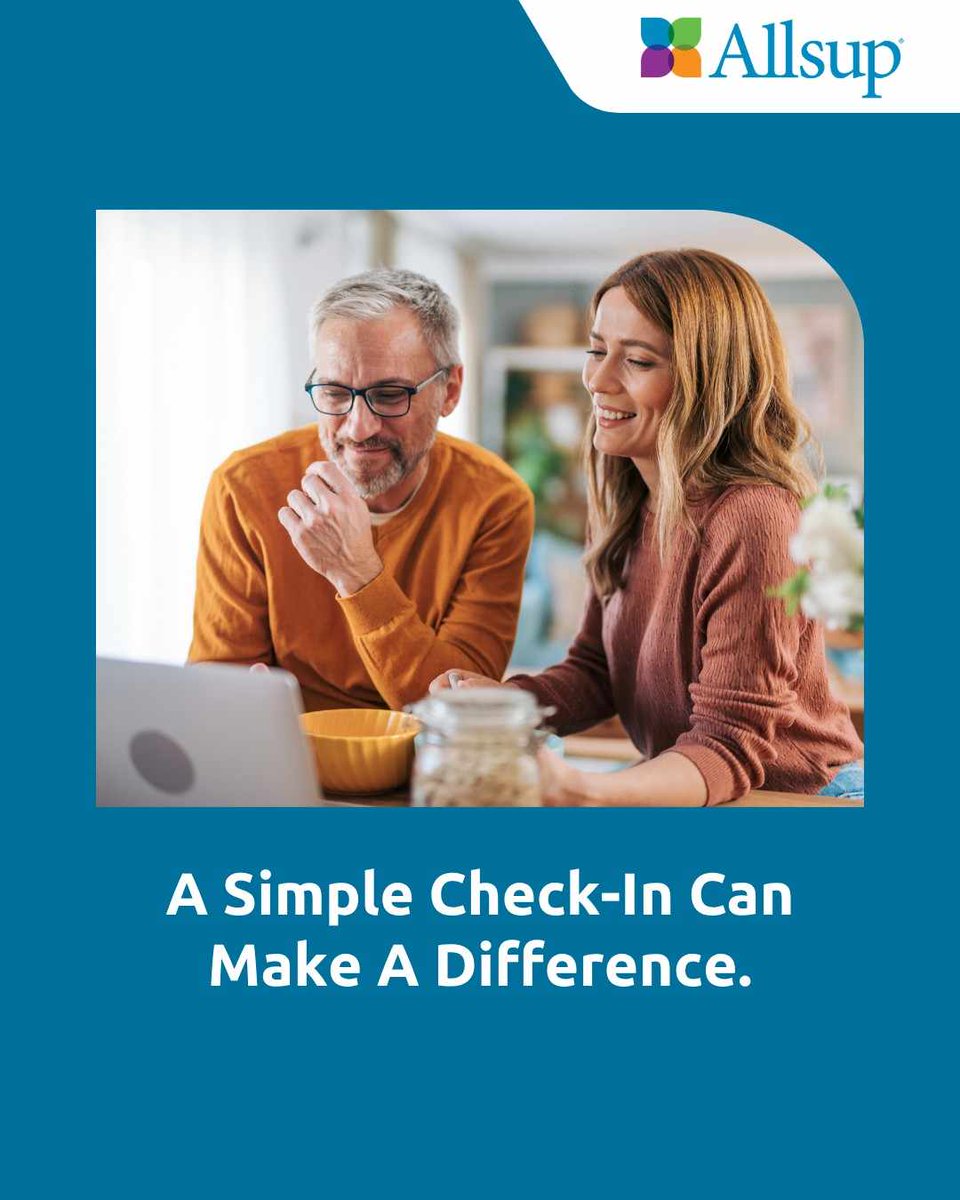 Allsup's tweet photo. A simple check-in can make a difference. During Suicide Prevention Awareness Month, take a moment to ask someone how they are doing and listen without judgment.
 
If support is needed, call or text 988 for the 988 Suicide & Crisis Lifeline: https://t.co/FeEp01UzT9
 
#SuicidePrevention #MentalHealth