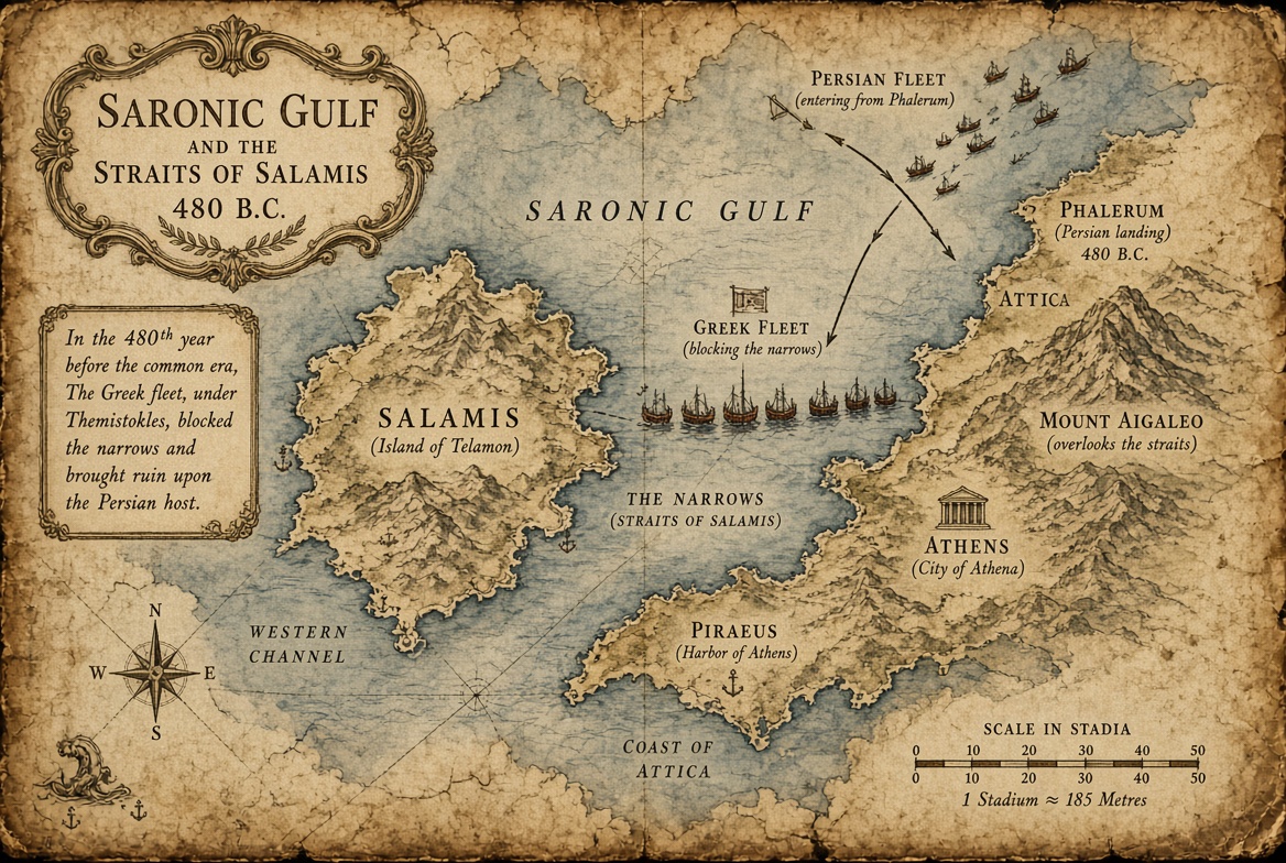 AncientHistDay's tweet photo. On September 29 in 480 BC, in the narrow straits of Salamis, the Greek allied fleet under Themistocles smashed the far larger Persian armada of Xerxes. Outnumbered triremes used the confined waters to ram and board, breaking Persian sea power after Thermopylae and the fall of Athens. Xerxes watched from the heights as his ships burned and fled. This victory forced the Great King to withdraw most of his forces and preserved the independence of the Greek city-states.

What if the Persians had won that day—how different would the classical world look?

#OnThisDay #AncientHistory #BattleOfSalamis #GrecoPersianWars #AncientGreece