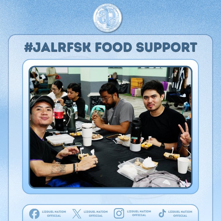 LizGuelOFC's tweet photo. A little food support, sent with a whole lot of love! 🩵

Earlier today, we were able to send food support for the cast and the amazing team behind Juan and Lily Run For SK! 🎬🫶🏻

We hope everyone enjoyed the food and that it brought a little extra comfort and energy during today’s busy taping.

#LizGuel 
#ElizaBorromeo | #MiguelVergara