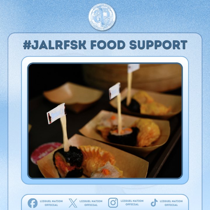 LizGuelOFC's tweet photo. A little food support, sent with a whole lot of love! 🩵

Earlier today, we were able to send food support for the cast and the amazing team behind Juan and Lily Run For SK! 🎬🫶🏻

We hope everyone enjoyed the food and that it brought a little extra comfort and energy during today’s busy taping.

#LizGuel 
#ElizaBorromeo | #MiguelVergara