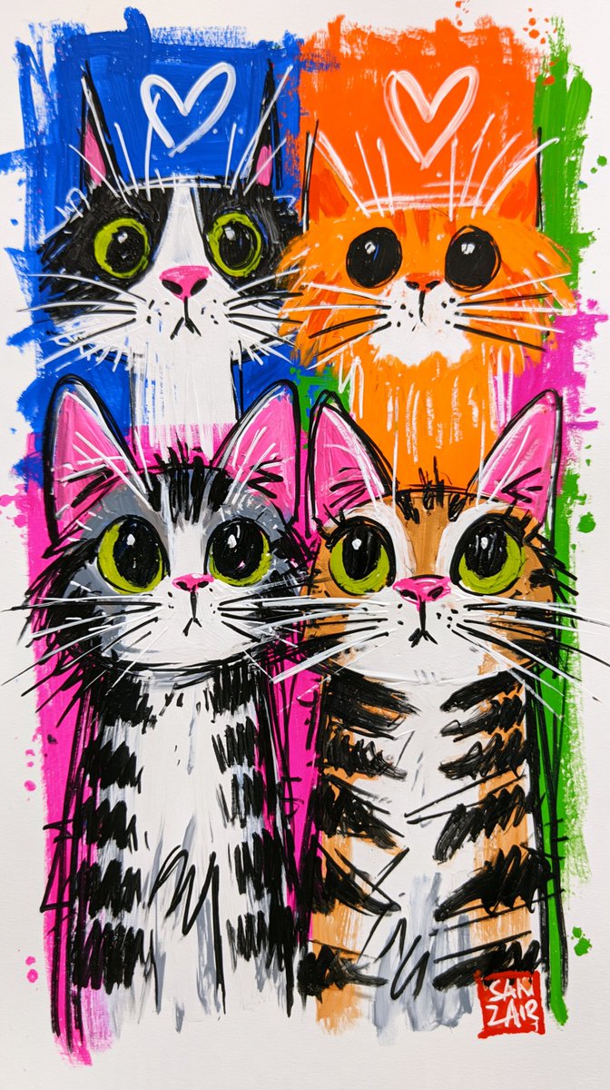 AiMeowing's tweet photo. orange wins? https://t.co/FcFTtxgy8f