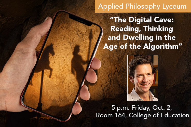 MTSUNews's tweet photo. This fall's Applied Philosophy Lyceum will touch on a topic that hits home for everyone — the rise of the algorithm. You won't want to miss this poignant lecture at 5 p.m. Friday, Oct. 2. Click link in bio. https://t.co/nPZgYr8gc5