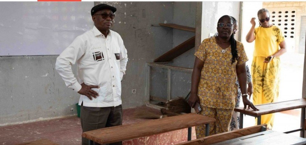 Koaci's tweet photo. Côte d'Ivoire : Suite à une viste dans une école de l'intérieur, N'Guessan Koffi : « Nous devons construire l'attractivité de l'école » https://t.co/w9wTZYHQsK