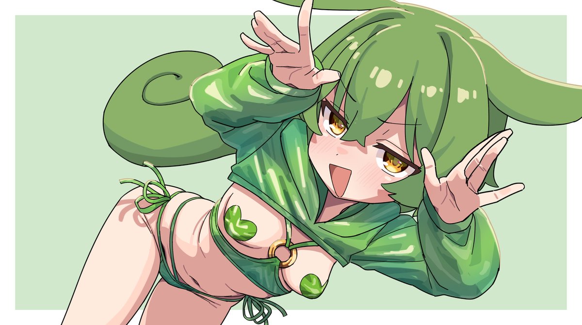 zeke_hdash's tweet photo. どーせお前みたいな単純なヤツはこういう下品な服を着ればすーぐその気になるのだ💚 https://t.co/0ql2kpnnWW