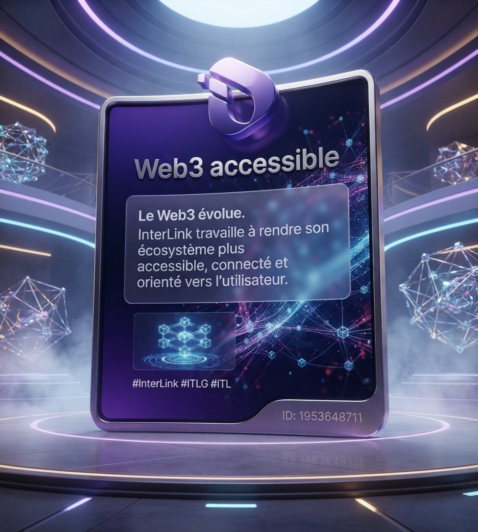 IssaBamok's tweet photo. Web3 accessible
Le Web3 évolue. InterLink travaille à rendre son écosystème plus accessible, connecté et orienté vers l’utilisateur.

#InterLink #ITLG #ITL https://t.co/zqx3oZGMlu