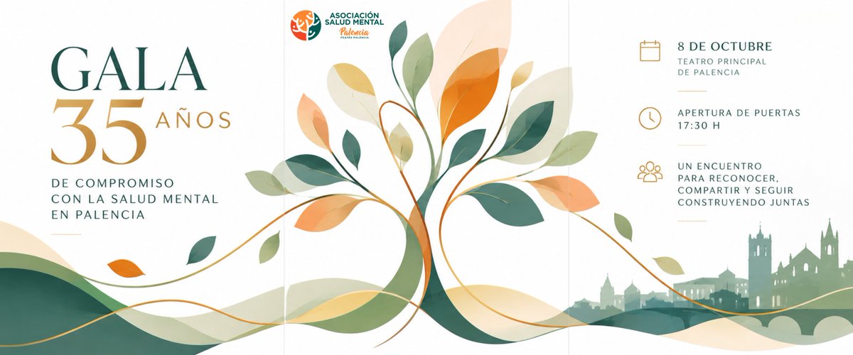 SaludMentalPal's tweet photo. 🎭 Celebramos nuestros 35 años con una gala muy especial. Recoge tu invitación en nuestras sedes. 
📅 8 de octubre
🕠 17:30 h
📍 Teatro Principal de Palencia https://t.co/uywxcHWheH