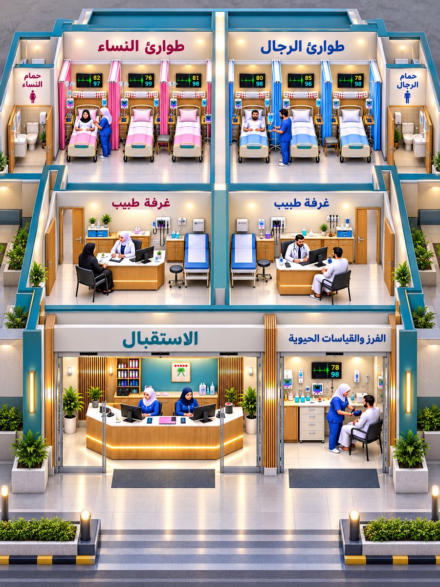rashidalmethen's tweet photo. بما أن المستوصفات تمثل خط الرعاية الصحية الأولية

وتخدم شريحة كبيرة من المواطنين ومع تزايد أعداد السكان

لماذا لا تُطوَّر هذه المراكز الصحية لتقديم رعاية سريرية مؤقتة للحالات التي تحتاج إلى علاج وملاحظة لبضع ساعات؟

فإذا كان بالإمكان توفير هذه الخدمة في مركز صحي قريب ومجهز تابع للمنطقة

اذا لماذا لازم أضطر للذهاب في كل مرة لمستشفى خاص وأدفع مبلغ وقدره فقط للحصول على علاج قصير مثل محلول ملحي بالوريد مضاف اليه مخفض الحرارة الوريدي Perfalgan أو مضاد الغثيان Zofran 

لذلك الاقتراح بتخصيص أسرّة ملاحظة كافية في المراكز الصحية الاولية المستوصفات 

وغرفة للفرز وقياس العلامات الحيوية (Triage)

مع توفير أجهزة مخبرية حديثة لفحص سريع
 للدم والأملاح ووظائف الكلى في هذه المراكز الصحية 

وتقديم الإسعافات الأولية للحالات الطارئة التي قل تحتاج نقل وتحويل إلى طوارئ المستشفى

فالمراجع الذي يعاني ترجيعا متكررًا أو إسهالًا ولا يستطيع الاحتفاظ بالسوائل

يمكن تقييم حالته وتقديم العلاج المناسب تحت إشراف الطبيب 

ثم ملاحظته لفترة قصيرة أو تحويله إذا استدعت حالته ذلك

نأمل من وزارة الصحة دراسة توسيع خدمة الملاحظة والعلاج القصير في المستوصفات

مع معايير واضحة للحالات التي يمكن علاجها فيها

والحالات التي تتطلب التحويل الفوري إلى المستشفيات