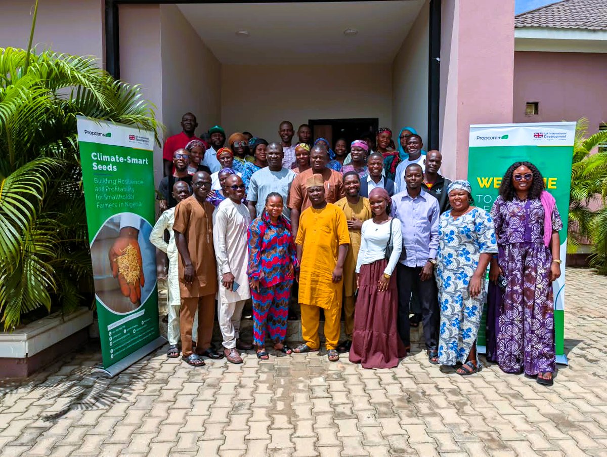 Propcomplus's tweet photo. Yesterday, we convened Rural Seed Promoters &amp; seed companies in Gombe to review &amp; validate findings from our RSP Profitability Survey. 
The engagement provided an opportunity for market actors to share experiences &amp; contribute to shaping  commercially viable seed delivery models. https://t.co/fpn3GXvc6C