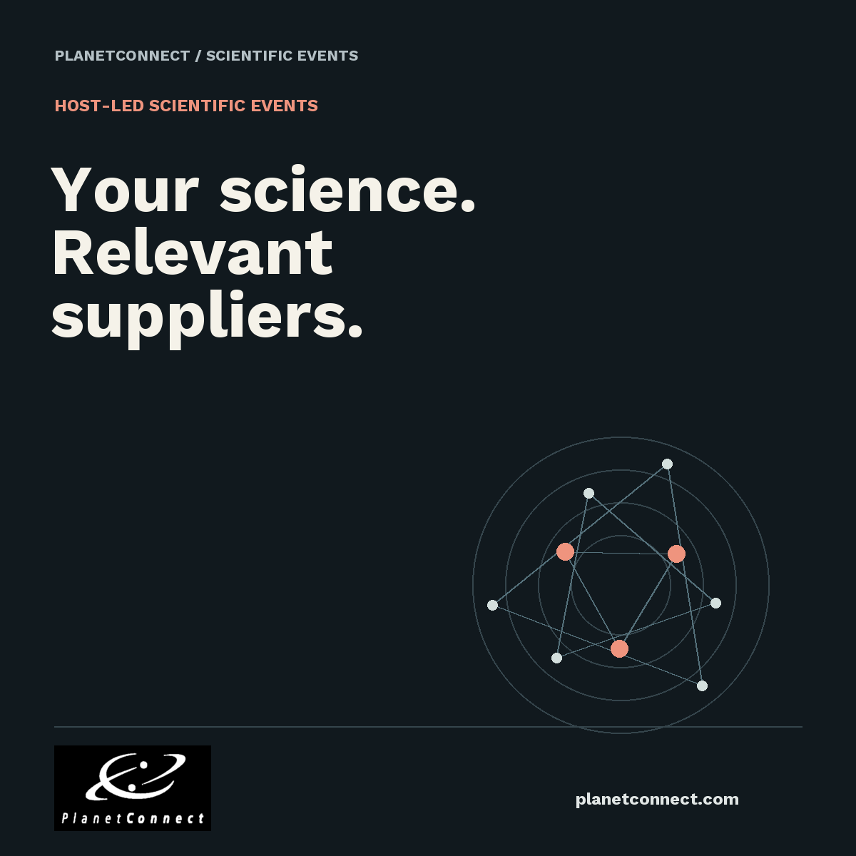 RichBrandwein's tweet photo. Your science. Relevant supplier expertise. Planning an internal scientific event? Talk with PlanetConnect about bringing the right suppliers into the conversation.

https://t.co/qnncjgDtjM

#SupplierConnections https://t.co/dXaItW9g8q