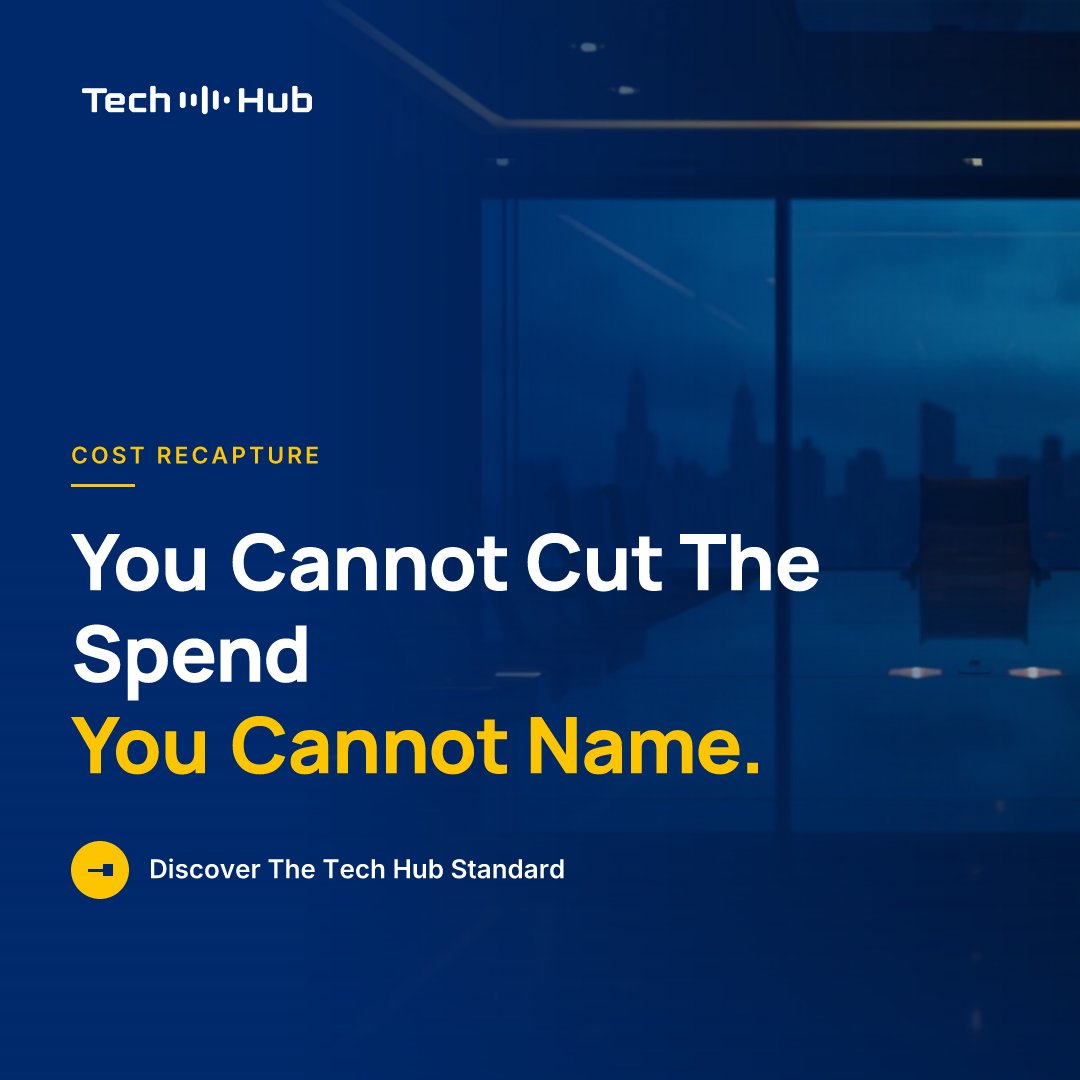 techhubus's tweet photo. You cannot cut the spend you cannot name.
Most stacks carry tools with an invoice and no owner. The person who bought it left. The renewal did not.
Inventory first. Negotiation second.
#CostOptimization #TechAudit #TechHub https://t.co/0A21VynnEK