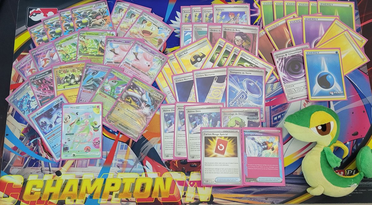 Raphael_Pq's tweet photo. Top128 in Frankfurt with basic box ! Very happy with the results for the first regio of the season. I met some wonderful opponents both days and I am really glad to have performed with Mew 🔥 Thanks to everyone that I met there and contributed to this incredible experience 🥹 https://t.co/oWXjlRgIPN