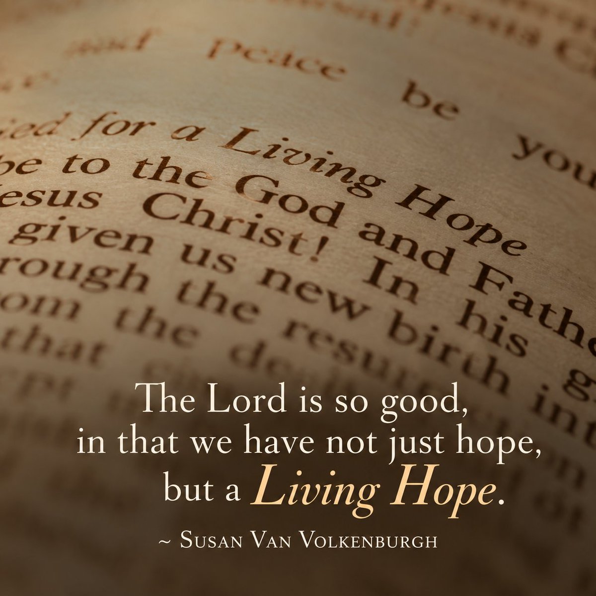 SusanVanVolkenb's tweet photo. #LivingHope #SilentResolve #ChristianEncouragement #Faith #HopeInChrist #ChristianFaith #WordsOfHope #GodIsGood https://t.co/L41GA2B8ZZ